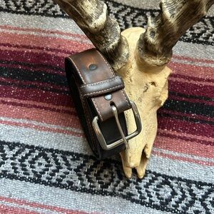 Men's Brown Silver Creek belt